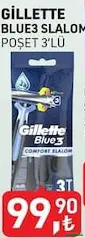 GİLLETTE BLUE3 SLALOM 3'LÜ TIRAŞ BIÇAĞI indirimli fiyat GİLLETTE BLUE3 SLALOM 3'LÜ TIRAŞ BIÇAĞI fiyat ve kampanya bilgisi